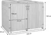 Contenitore per rifiuti XL a 2 posti/4 posti HWC-H74, Anteprima dell’immagine prodotto 9