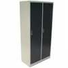 A single tall storage locker with two doors against a white background. Produktbild-Vorschau