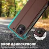 Étui magnétique en cuir pour iPhone 11, avec fente pour Voir les images du produit 8