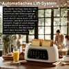 Steinborg XXL 4 Scheiben Toaster Schwarz Lift Funktion Produktbild-Vorschau 8