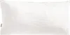 A white textured pillowcase is shown flat against a white background. Produktbild-Vorschau