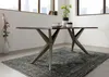 MASSIVMOEBEL24.DE Baumtisch Akazie 160x90x76 grau lackiert Produktbild-Vorschau 4