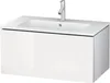 Waschtischunterbau L-CUBE 820x481x400mm taupe taupe Produktbild-Vorschau 3