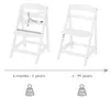 ROBA Sit Up III Wooden High Chair - Height Adjustable - Productafbeelding-voorbeeld 12