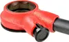 A close-up view of a red tool handle with a black adjustment knob, attached to a black rod. Anteprima dell’immagine prodotto