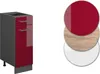 A kitchen cabinet and material samples. Anteprima dell’immagine prodotto