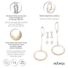 MAMOI® Balançoire trapèze, anneaux de gymnastique en bois, Voir les images du produit 3