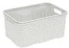 Branq Rattan Kommode - 2 Körbe antik-weiß Produktbild-Vorschau 6