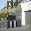 ML-Design 3-košový box na 3 koše 240L 200x80x116,3 cm Náhled obrázku produktu 9