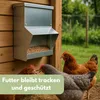 Futterautomat Hühner 8 Kg Futterspender Geflügel Produktbild-Vorschau 6