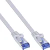 InLine Patchkabel flach, U/FTP, Cat.6A, weiß, 7m, 7 m, Produktbild-Vorschau 1