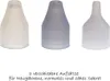 Three different colored nasal aspirator tips are shown against a white background. Anteprima dell’immagine prodotto