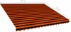 vidaXL Toile de store orange & marron 400x300 cm Voir les images du produit 10