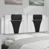 vidaXL Kopfteil-Kissen "Viana" Weiß und Schwarz 160 cm Produktbild-Vorschau 2