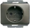 A close-up of a single electrical outlet. Produktbild-Vorschau