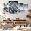 Bild auf Leinwand - Leinwandbild - 4 Teile - Dunkel Himmel Produktbild-Vorschau 7