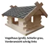 Vogelhaus (groß), Schiefer grau Produktbild-Vorschau 3