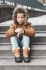 Buty Big Star śniegowce na rzepy ocieplane jr INT1791 Podgląd zdjęcia produktu 13