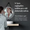 Nástěnné zrcadlo s osvětlením Talos Black Light Ø 50 cm - Náhled obrázku produktu 6