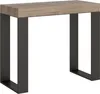 Ausziehbare Konsole 90x40/300 cm Tecno Quercia Natura Produktbild-Vorschau 1