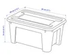 SAMLA Ikea Box mit Deckel, transparent, 28x20x14 cm/5 l Produktbild-Vorschau 2