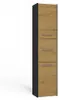 Topeshop S43 ANTRACYT/ARTISAN, 6 Regale, Partikelbord, Produktbild-Vorschau 8