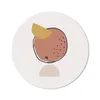MuchoWow® Mauspad Mousepad Sommer - Kokosnuss - Weiß 30x30 Produktbild-Vorschau 1