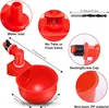 6 Stücke Hühnertränke Automatische Geflügeltränke DIY Produktbild-Vorschau 2