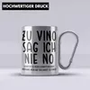 Trendation - Zu Vino Sag Ich Nie No Lustige Edelstahl Tasse Produktbild-Vorschau 2
