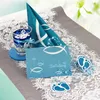 Oblique Unique 6 Einladungskarten mit Fisch Taufe Kommunion Produktbild-Vorschau 2