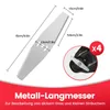 16 Stück Rasentrimmer Messer Metall Rasentrimmer Produktbild-Vorschau 5