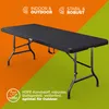 CASARIA® Bierzeltgarnitur 183cm klappbar Kunststoff Produktbild-Vorschau 3