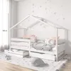 Hausbett ENA aus massiver Kiefer, schönes Montessoribett in Produktbild-Vorschau 3