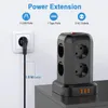 8 Fach Steckdosenleiste 4 USB Mehrfachsteckdose Produktbild-Vorschau 3