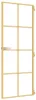 vidaXL Drzwi wewnętrzne Slim Golden 76x201,5 cm szkło Podgląd zdjęcia produktu 4