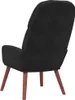 vidaXL Poltrona relax in velluto nero Anteprima dell’immagine prodotto 5