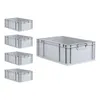 SuperSparSet 5x Eurobox NextGen Grip mit Scharnierdeckel Produktbild-Vorschau 3