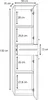Badplaats Badezimmerschrank Florence 30 x 35 x 130 cm – Produktbild-Vorschau 3