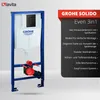 GROHE Vorwandelement Solido + Wand Hänge WC Lago Weiß Produktbild-Vorschau 3