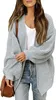 ASKSA Damen Cardigan Strickjacke Offene Front Produktbild-Vorschau 1