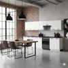 ULWEHOME | Küchenzeile 320 cm Weiß Hochglanz, Produktbild-Vorschau 2