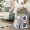 Relaxdays Katzenhöhle, 2 Höhlen u. 1 offene Ebene, Produktbild-Vorschau 3