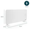 1500-W-Smart-Glasheizkörper – WLAN – 2 Heizstufen und IP24 Produktbild-Vorschau 4