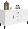 vidaXL Sideboard Weiß 100x36x60 cm Holzwerkstoff Produktbild-Vorschau 4