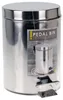 Pedaalemmer RVS - Mülleimer 3 Liter silber mit Inneneimer Produktbild-Vorschau 6