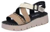 Rieker FSK Damen Sandalen Sandaletten beige 37 Produktbild-Vorschau 5