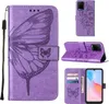 VIVO Y21 2021 Hülle, Schmetterling Prägung Flip Leder Produktbild-Vorschau 1