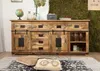 MASSIVMOEBEL24 | credenza in legno di Mango 200x45x90 mango Anteprima dell’immagine prodotto 5