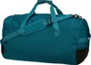 A teal duffel bag with black accents is shown from the side. Náhľad obrázku produktu