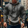 ASKSA Herren Hoodie Basic Jogging Sport Hoodie Kordelzug Produktbild-Vorschau 2